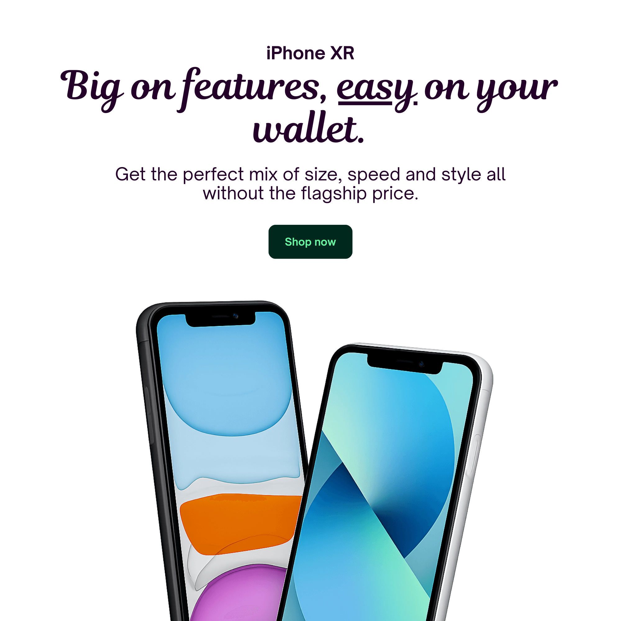 iPhone XR in stock